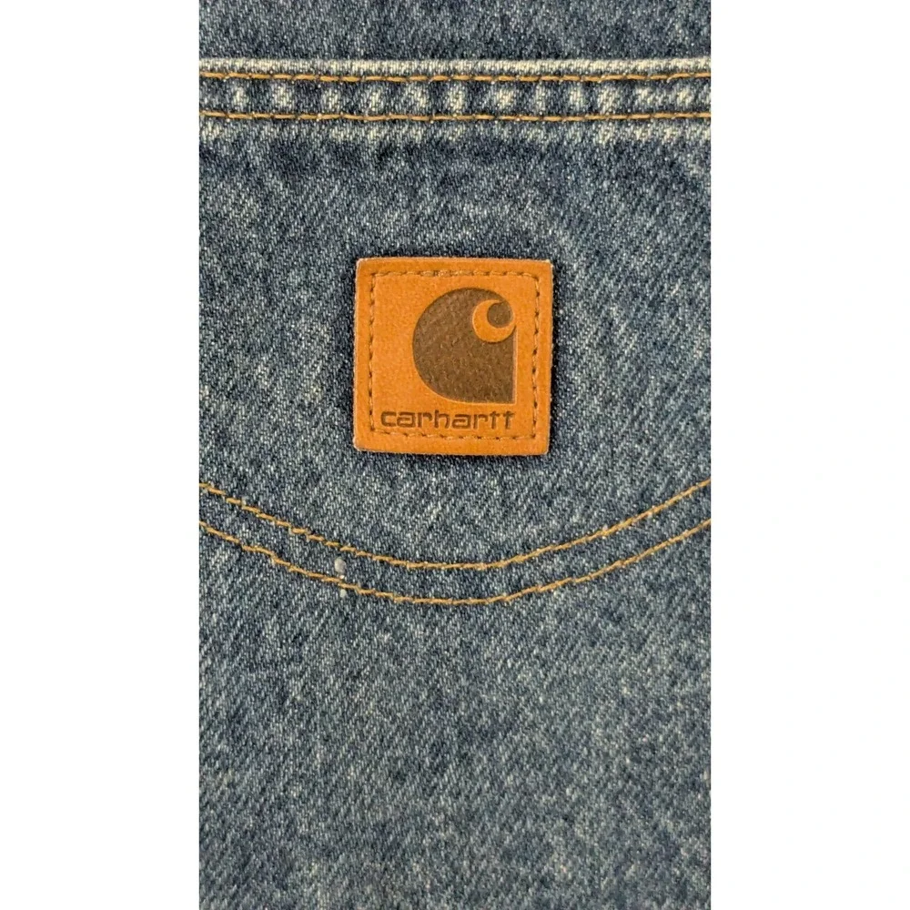 Carhartt B17 DST Relaxed Fit Straight Leg Jeans Blue Denim 44x30 Vintage 2001